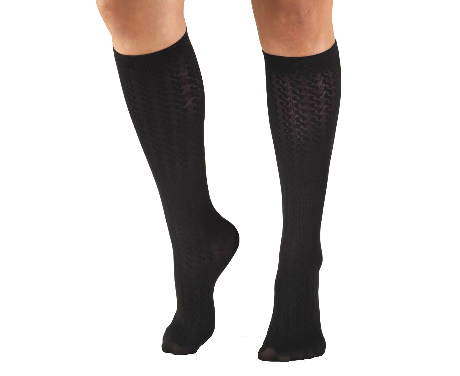 Truform 1975 (15-20 Knee High Sock, Cable Pattern)