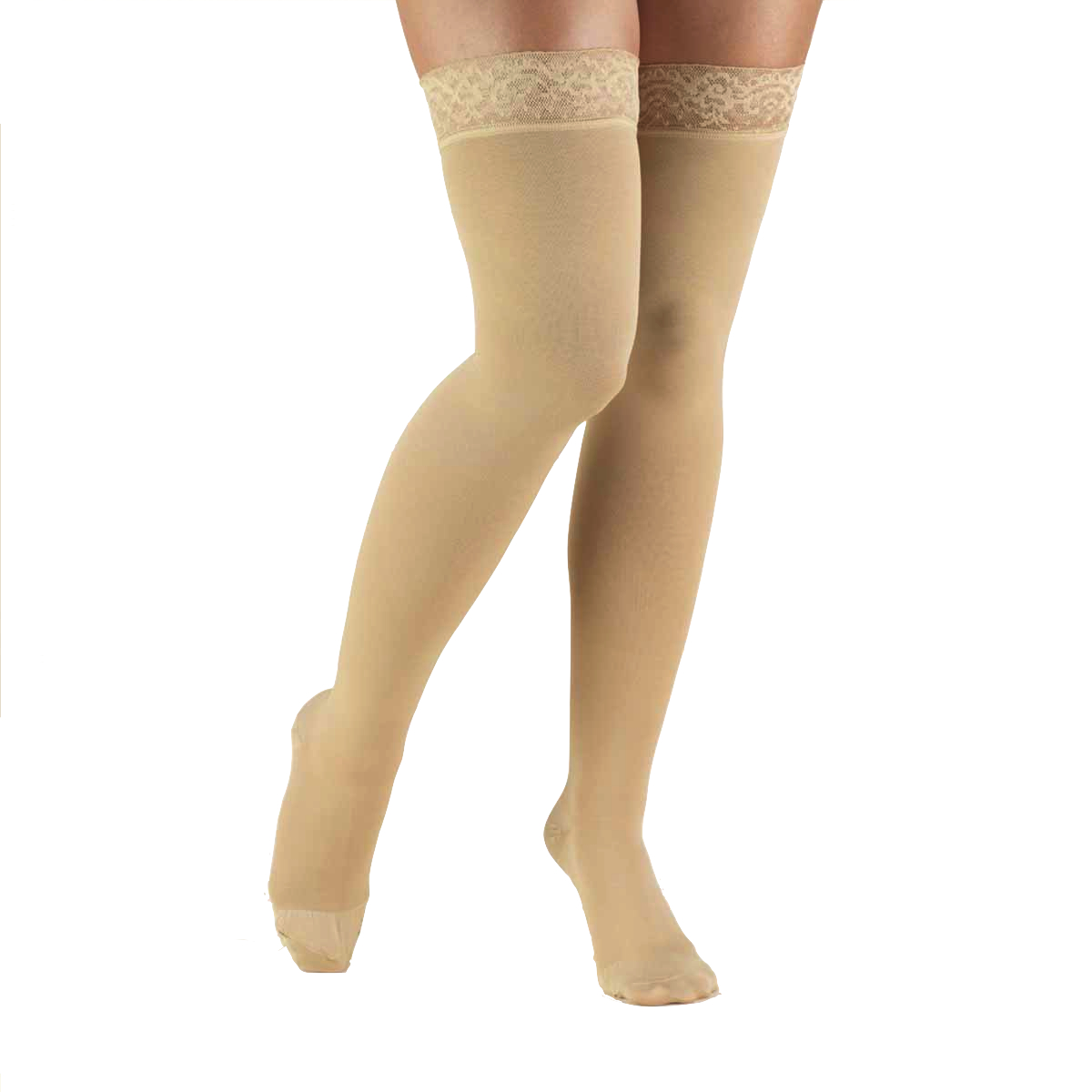 Truform 8867 (20-30 Thigh High, Lace Stay-up Top)